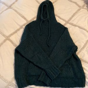 Zara knit sweater with hood